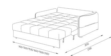 Прямой диван Токио 2 150 (НПБ) в Тольятти - предосмотр 7