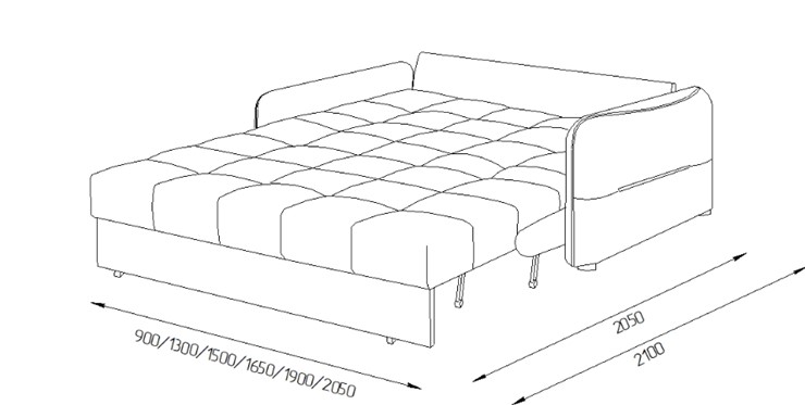 Прямой диван Токио 2 150 (НПБ) в Тольятти - изображение 7