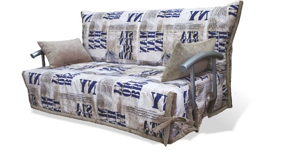 Прямой диван Аккордеон с боковинами, спальное место 1200 в Самаре - изображение