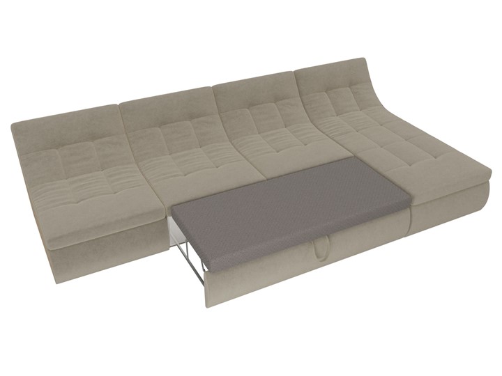 Модульный угловой диван Холидей, Бежевый (микровельвет) в Самаре - изображение 6