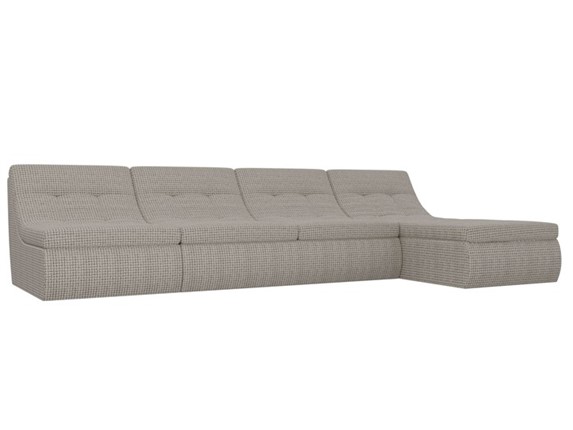 Модульный угловой диван Холидей, Корфу 02 (рогожка) в Самаре - изображение