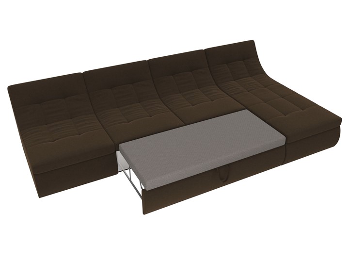 Модульный угловой диван Холидей, Коричневый (микровельвет) в Самаре - изображение 6