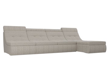 Модульный раскладной диван Холидей люкс, Корфу 02 (рогожка) в Самаре