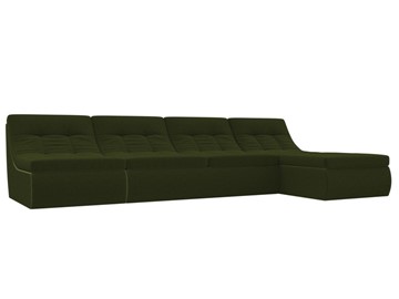 Большой модульный диван Холидей, Зеленый (микровельвет) в Самаре
