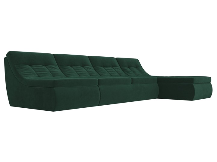 Большой модульный диван Холидей, Зеленый (велюр) в Тольятти - изображение 4