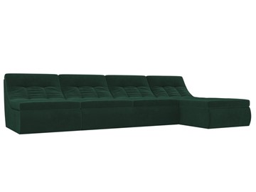 Большой модульный диван Холидей, Зеленый (велюр) в Самаре