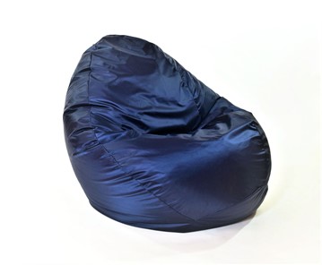 Кресло-мешок Макси, оксфорд, 150х100, черно-синее в Тольятти
