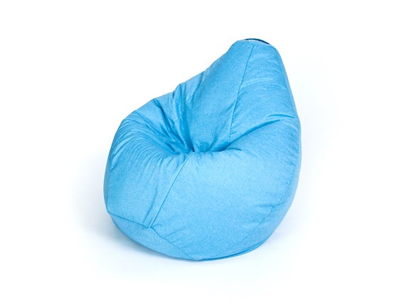 Кресло-мешок Хоум большое, голубое в Тольятти - изображение