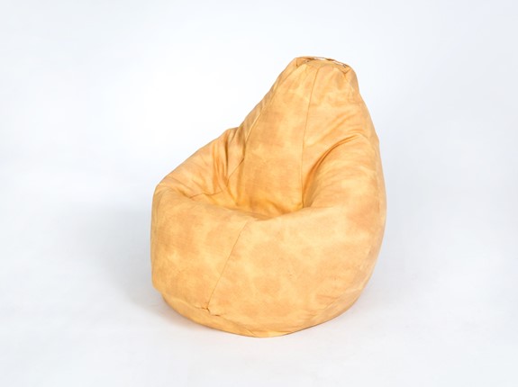 Кресло-мешок Груша малое, жаккард, песок в Самаре - изображение
