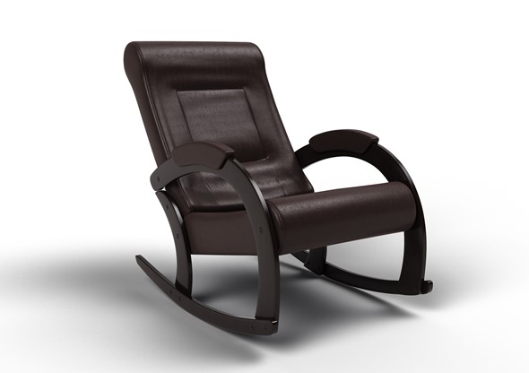 Кресло-качалка Венето,экокожа favorit 7 венге 13-К-В в Самаре - изображение