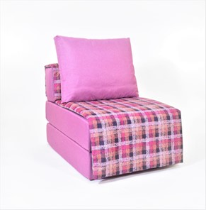 Бескаркасное кресло-кровать Харви, фуксия - квадро в Тольятти - предосмотр