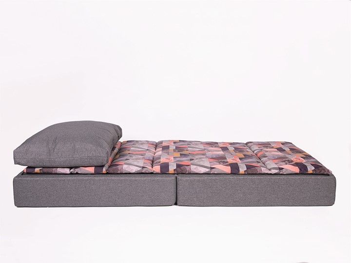 Бескаркасное кресло-кровать Харви, серый - сноу деним в Самаре - изображение 1