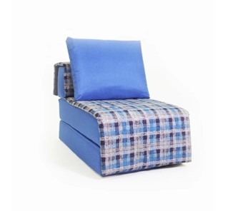 Кресло бескаркасное Харви, синий - квадро в Самаре - предосмотр