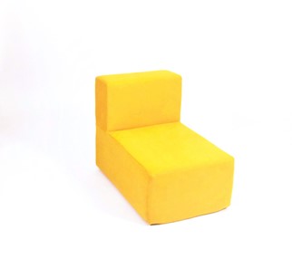 Кресло бескаркасное Тетрис 50х80х60, желтое в Тольятти