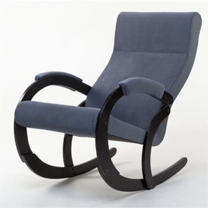 Кресло-качалка в гостиную Корсика, ткань Amigo Navy 34-Т-AN в Самаре - предосмотр