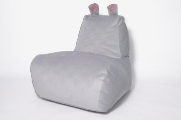 Кресло-мешок Бегемот серый в Сызрани - изображение