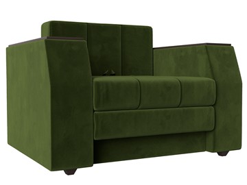 Кресло раскладное Атлантида, Зеленый (Микровельвет) в Самаре