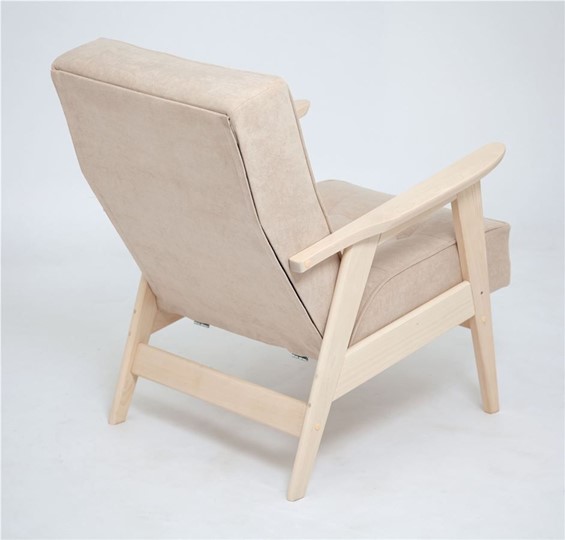 Кресло Ретро (беленый дуб / RS3 - бежевый) в Самаре - изображение 2