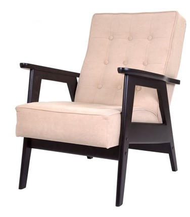 Кресло Ретро (венге / RS 03 - бежевый) в Самаре - изображение
