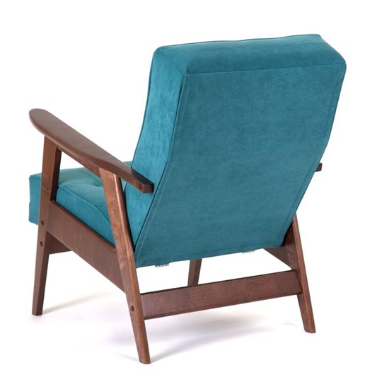 Кресло Ретро (темный тон / RS29 - бирюзовый) в Самаре - изображение 2