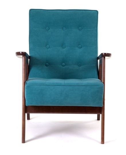 Кресло Ретро (темный тон / RS29 - бирюзовый) в Самаре - изображение 3