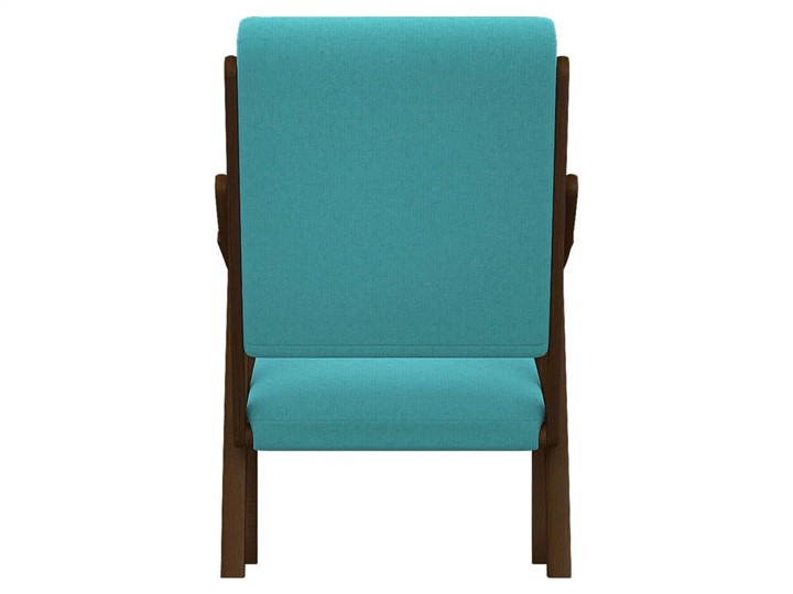 Мягкое кресло Вега 10 ткань бирюза, каркас орех в Самаре - изображение 4