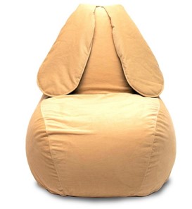 Кресло Зайка (длинные уши), желтый в Самаре