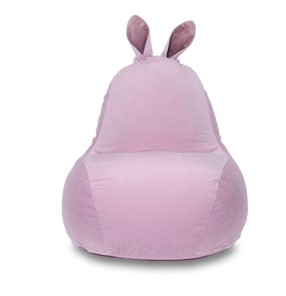 Кресло Зайка (короткие уши), розовый в Самаре - предосмотр
