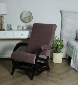Маятниковое кресло Амелия, ткань кофе с молоком 35-Т-КМ в Самаре - предосмотр 5
