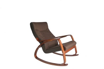 Кресло-качалка Женева, ткань шоколад в Самаре - предосмотр