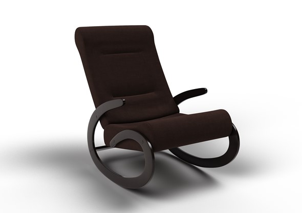 Кресло-качалка Мальта, ткань AMIGo шоколад 10-Т-Ш в Самаре - изображение