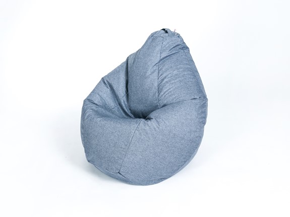 Кресло-мешок Хоум среднее, серая в Самаре - изображение