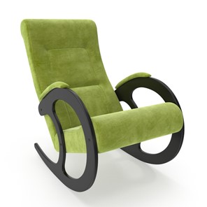 Кресло-качалка Модель 3, Verona 38 Apple Green-велюр в Тольятти