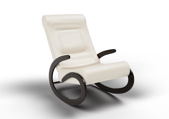 Кресло-качалка Мальта, экокожа favorit 1 крем 10-К-КР в Самаре - изображение