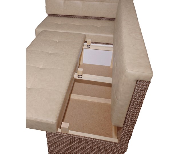 Кухонный угловой диван Нео КМ3 с механизмом 2000х1460 в Сызрани - изображение 8