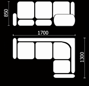 Кухонный угловой диван Нео КМ-01 (168х128 см.) в Самаре - предосмотр 3
