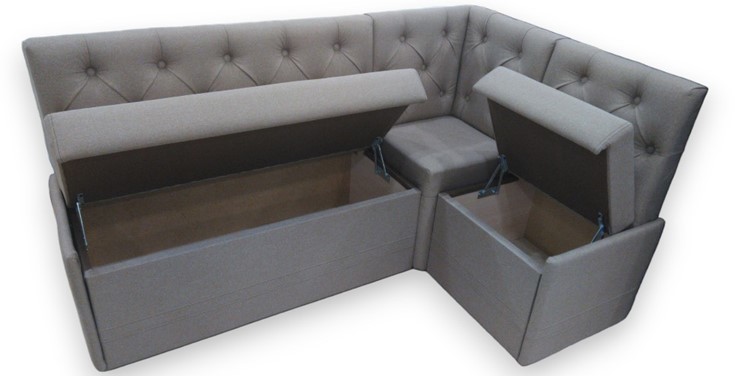Угловой кухонный диван Квадро 7 мини с коробом в Тольятти - изображение 2