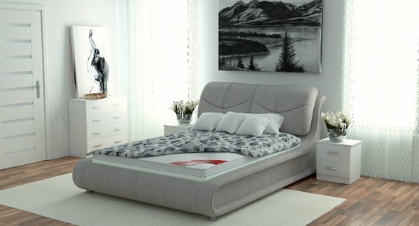 Кровать с механизмом 2-спальная Сицилия 160х200 (с коробом) в Тольятти - изображение