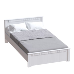 Кровать с основанием Прованс,1200 Бодега белая/Платина премиум в Самаре