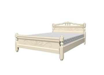 Кровать 1-спальная Карина-6 (Слоновая кость) 90х200 в Самаре