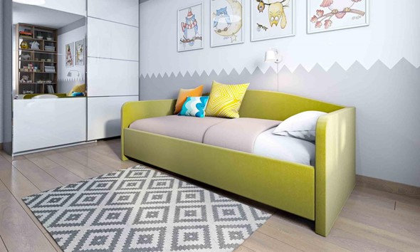 Кровать односпальная Uno 80х200 с основанием в Тольятти - изображение