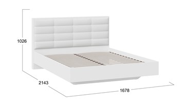 Двуспальная кровать Агата тип 1 (Белый) в Самаре - предосмотр 2