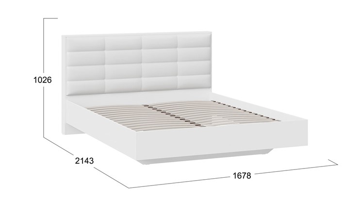 Двуспальная кровать Агата тип 1 (Белый) в Самаре - изображение 2