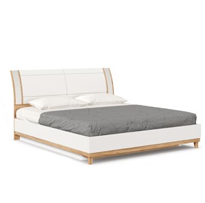 Кровать спальная Бари 1800 с подъёмным механизмом Дуб Золотой/Белый ЛД 698.220 в Самаре
