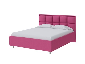 Кровать в спальню Chessy 160х200, Рогожка (Savana Berry (фиолетовый)) в Самаре - предосмотр