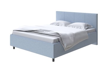 Кровать в спальню Como (Veda) 3 140x200, Велюр (Scandi Cotton 21 Китайский Голубой) в Тольятти