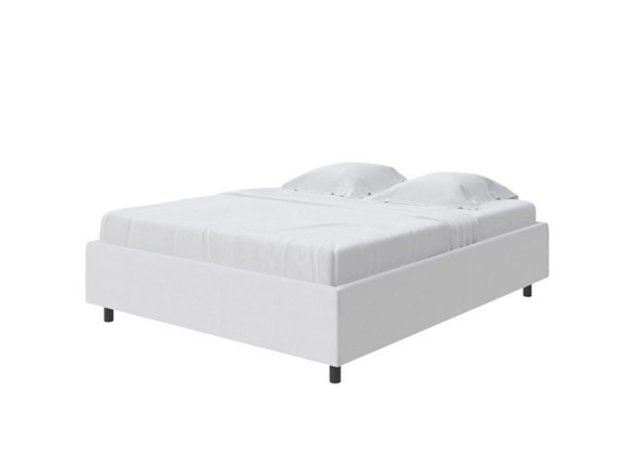 Кровать Como (Veda) Base 1 140x200, Экокожа (Белый) в Самаре - изображение