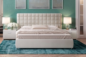 Кровать в спальню Corso-3 200x200, Искусственная шерсть (Лама Лён) в Тольятти