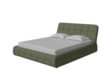 Кровать спальная Corso-6 140x200, Искусственная шерсть (Лама Авокадо) в Тольятти