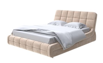 Кровать спальная Corso-6 140x200, Велюр (Лофти Бежевый) в Самаре